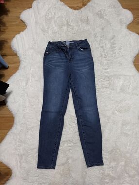 No Boundaries Women's Dark Blue Skinny Jeans